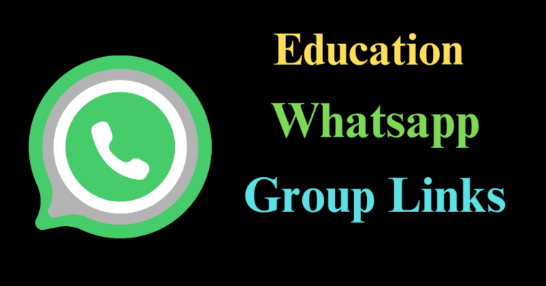 education whatsapp group link