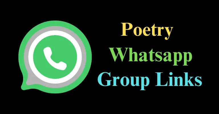 Poetry whatsapp group link