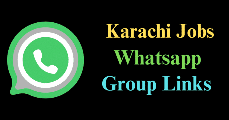 karachi jobs whatsapp group link
