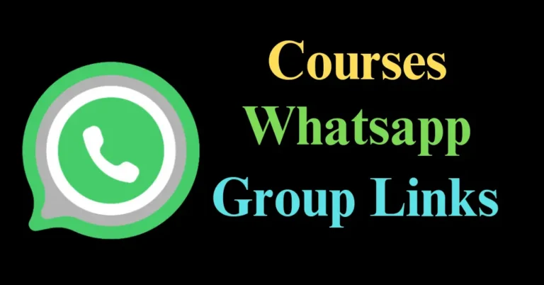 courses whatsapp group link