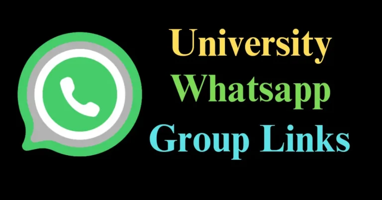 university whatsapp group link