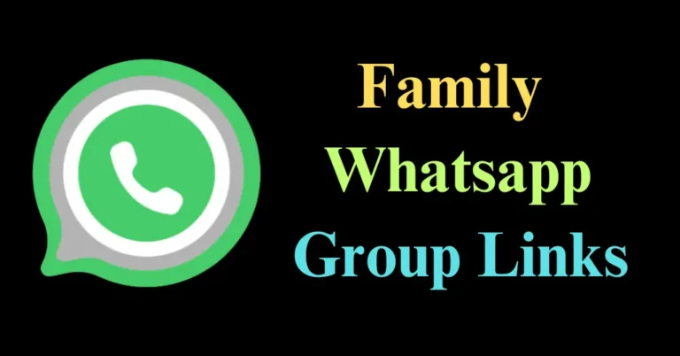 Family Whatsapp Group Links