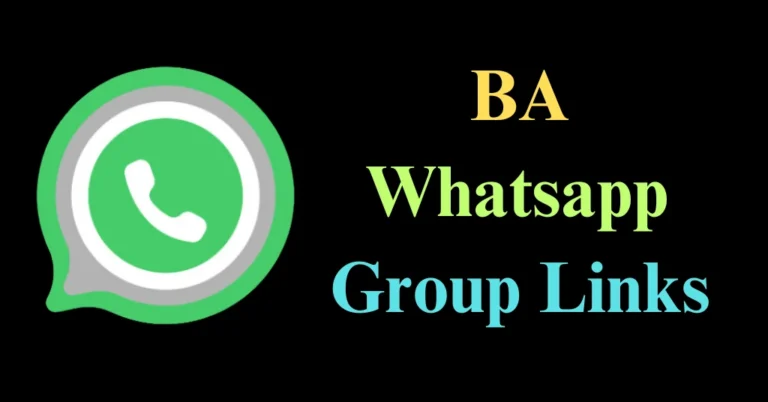 BA Whatsapp Group Link